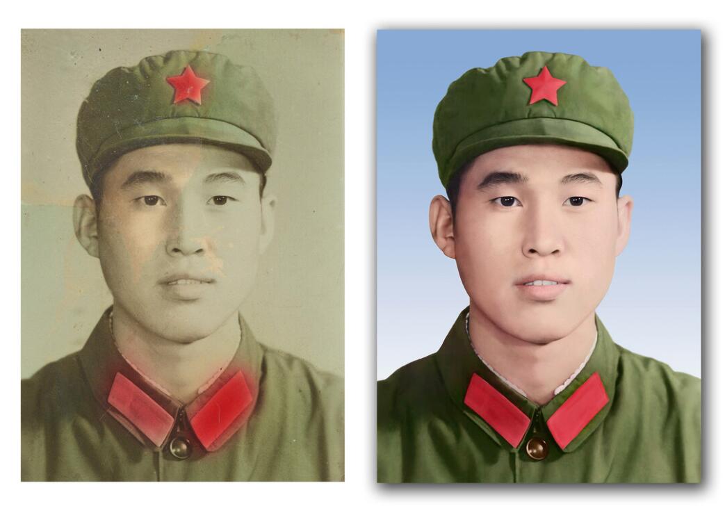 金山破损照片修复-18